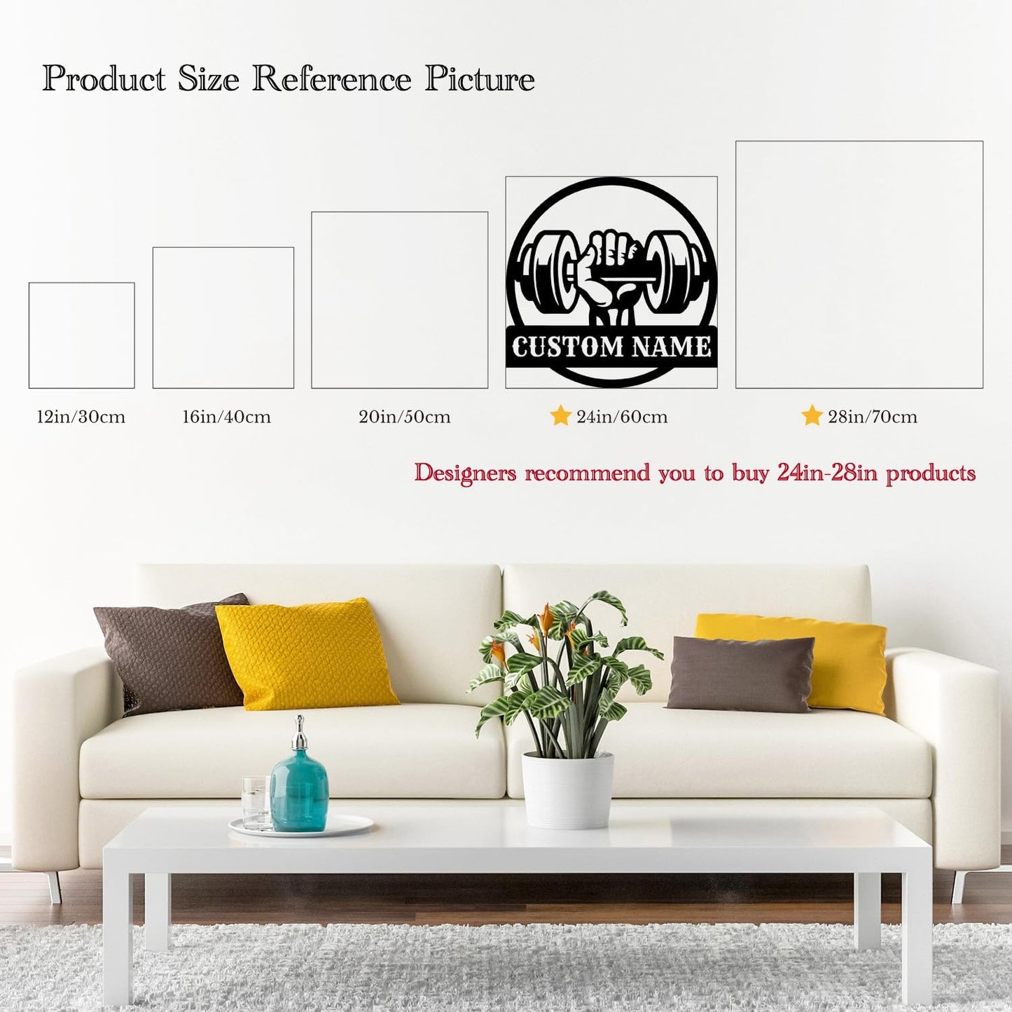 Personalized Metal Gym Sign, Custom Fitness Metal Wall Decor, Body Builder Lovers Gift, Gym Custom Unique Metal Wall Art, fitness room decor, home gym decor, gym wall art (Style-6)