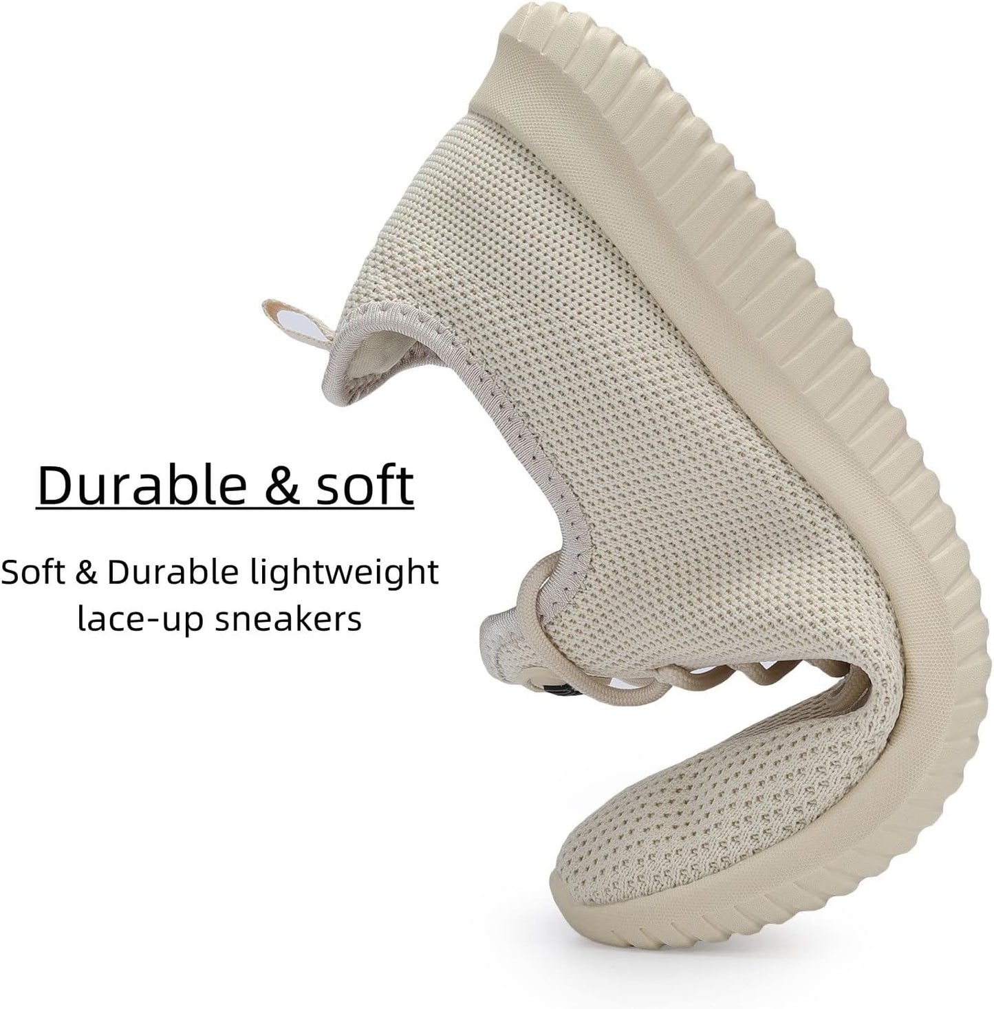 WXQ Men's Running Shoes Comfortable Lightweight Breathable Walking Shoes Mesh Workout Casual Sports Shoes