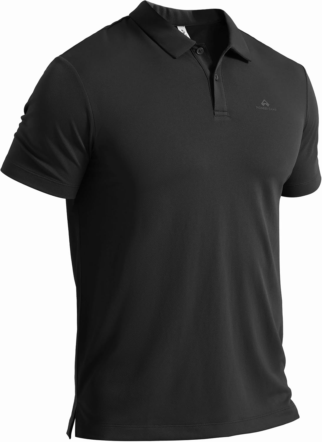 Pioneer Camp Men's Golf Shirt UPF 50+ Quick Dry Polo Shirts Short Sleeve Moisture Wicking Performance Tees Collar Work Shirts