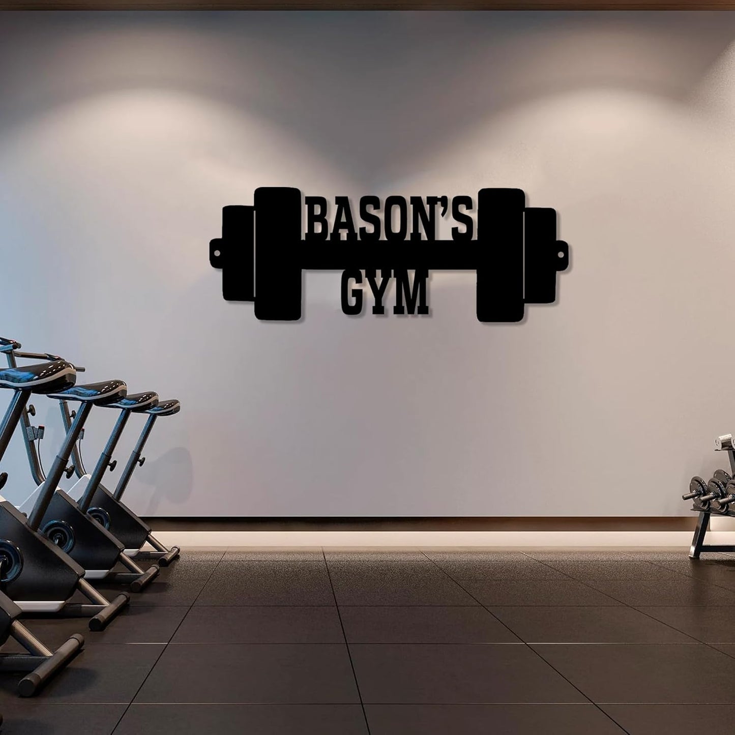 Luxury Personalized Gym Metal Sign, Custom Home Gym Decorations, Gifts for Fitness Lovers, Workout Room Decor, Gym Signs, Christmas Gifts 10