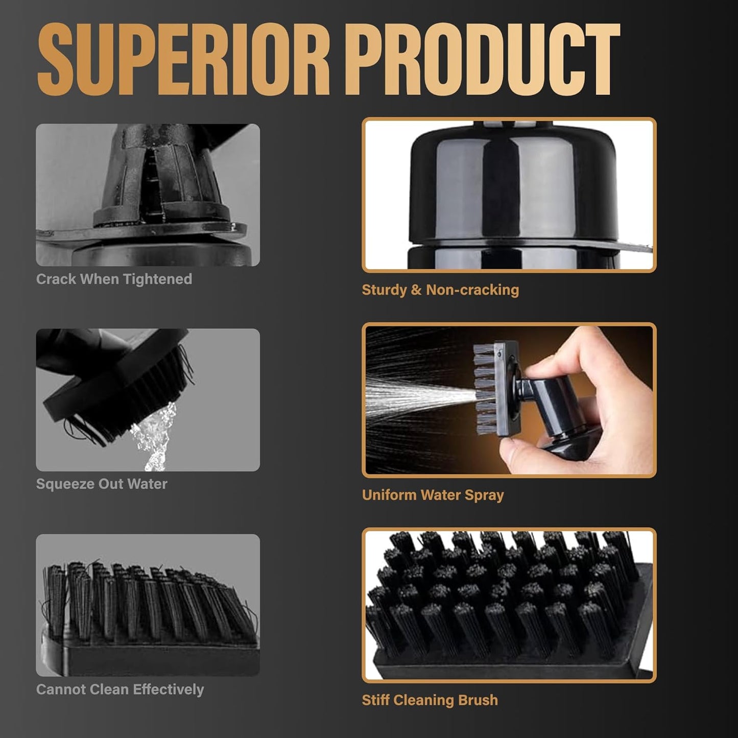 PINSHOTGolf Cleaning Brush, Golf Brush, Golf Club Cleaner, Professional Golf Club Cleaning Brush Golf Accessories