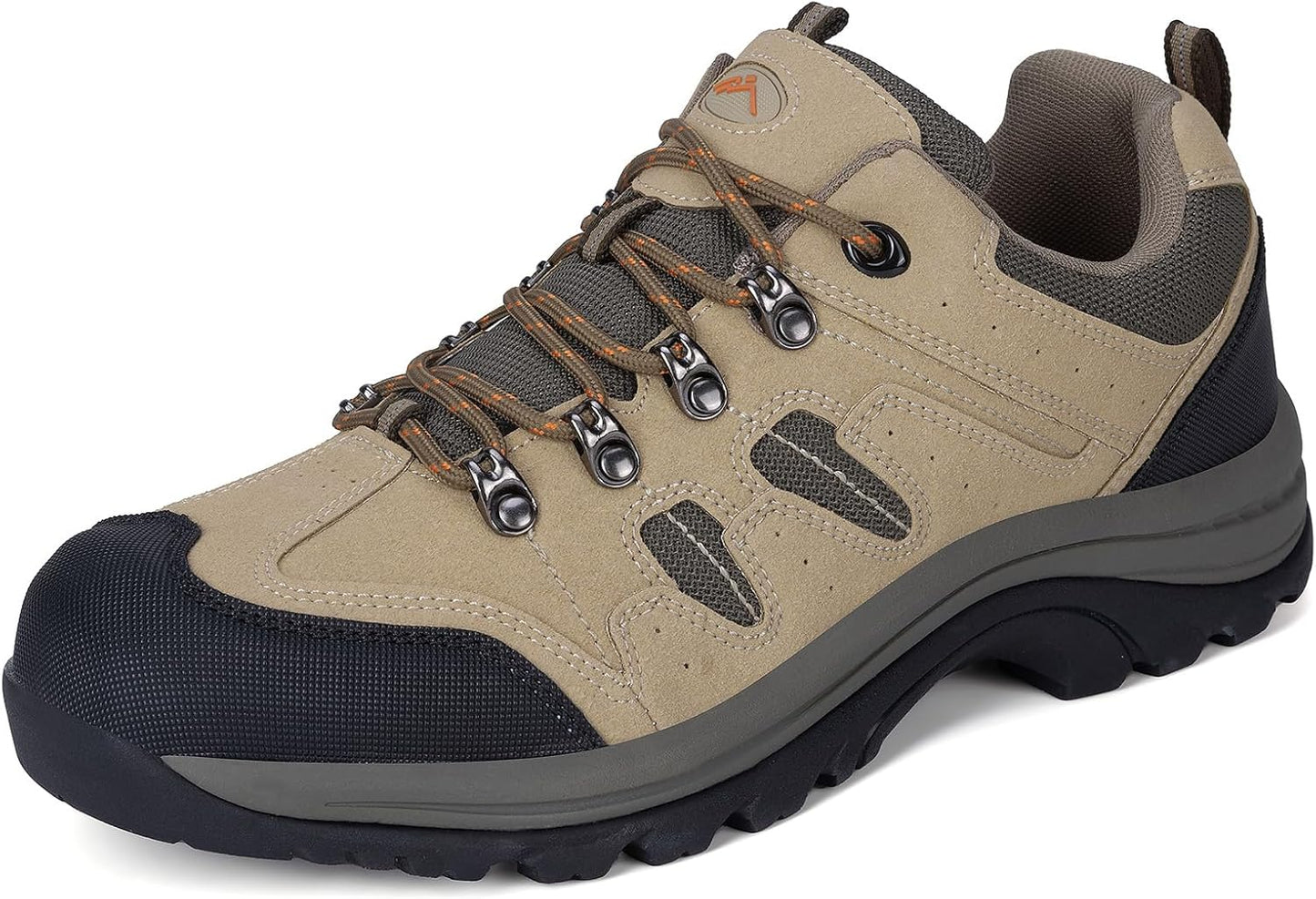 CC-Los Men's Waterproof Hiking Shoes Outdoor Comfortable Trekking Shoe Lightweight Working Sneaker