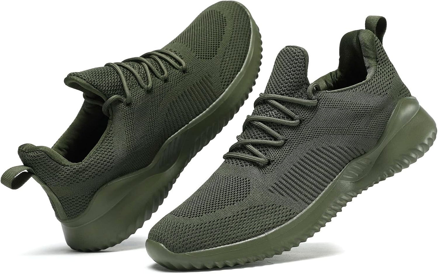 Men's Non Slip Running Shoes Ultra Light Breathable Casual Walking Shoes Fashion Sneakers Mesh Workout Sports Shoes