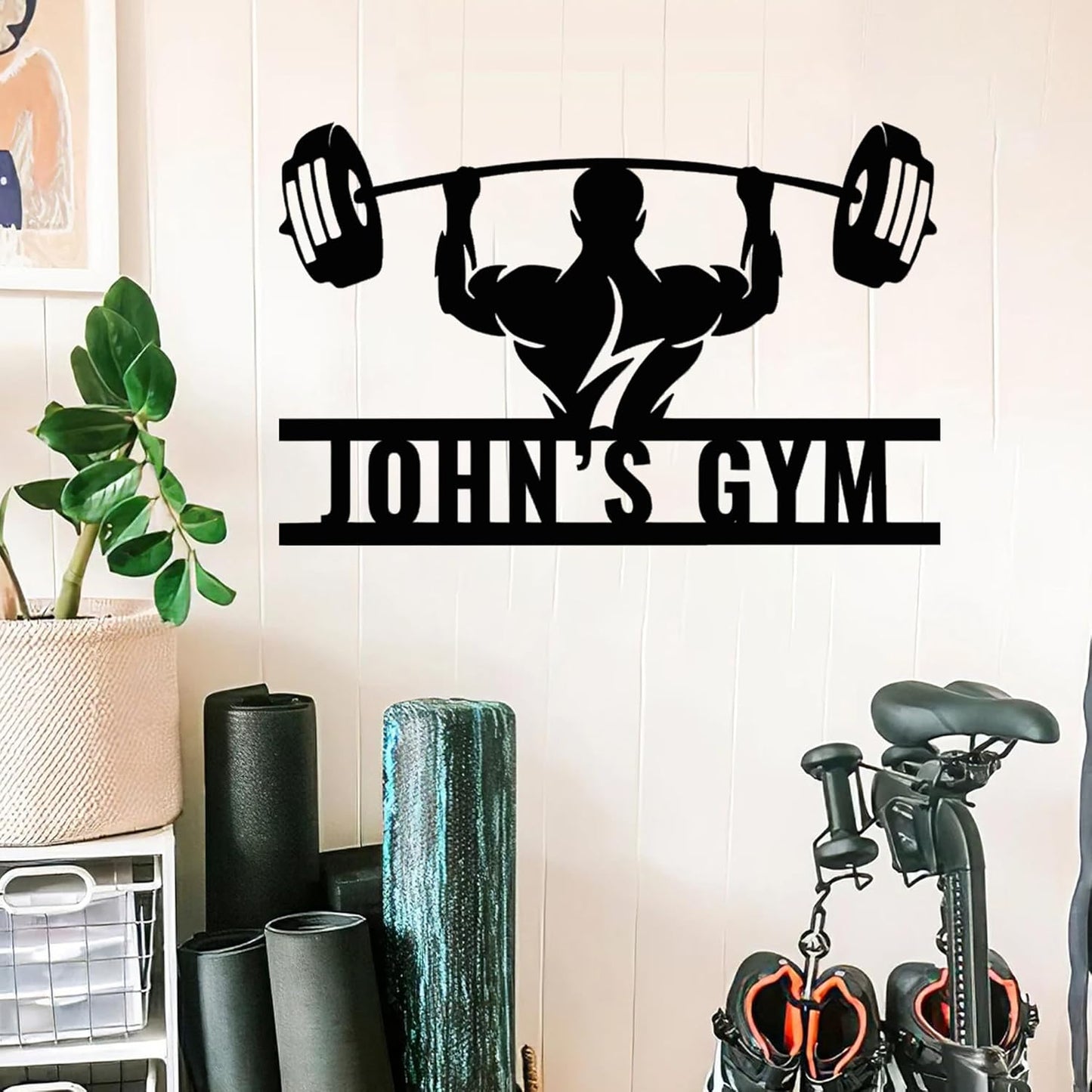 Luxury Personalized Gym Metal Sign, Custom Home Gym Decorations, Gifts for Fitness Lovers, Workout Room Decor, Gym Signs, Christmas Gifts 6