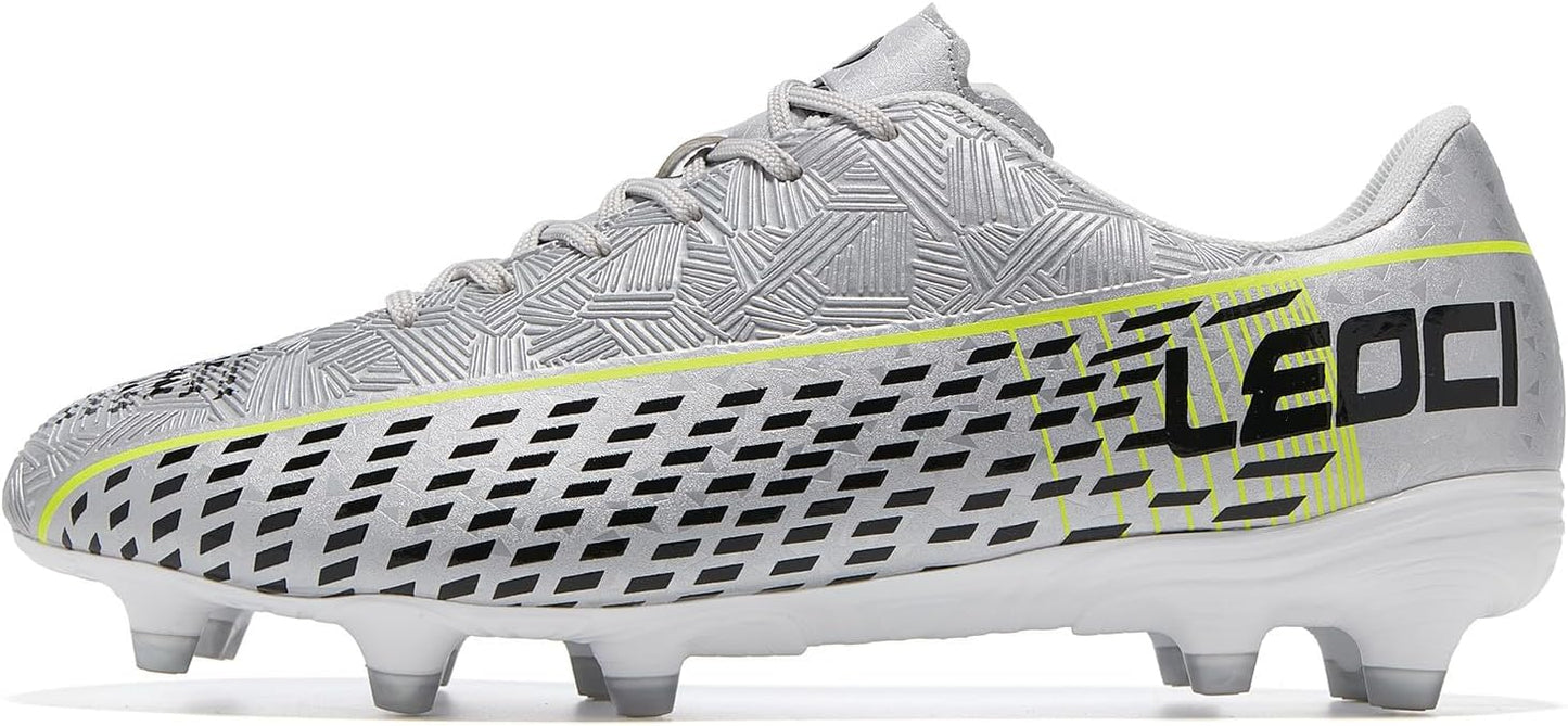 Soccer Cleats for Men's and Women's Outdoor Unisex Football Shoes Firm Rugby Boots