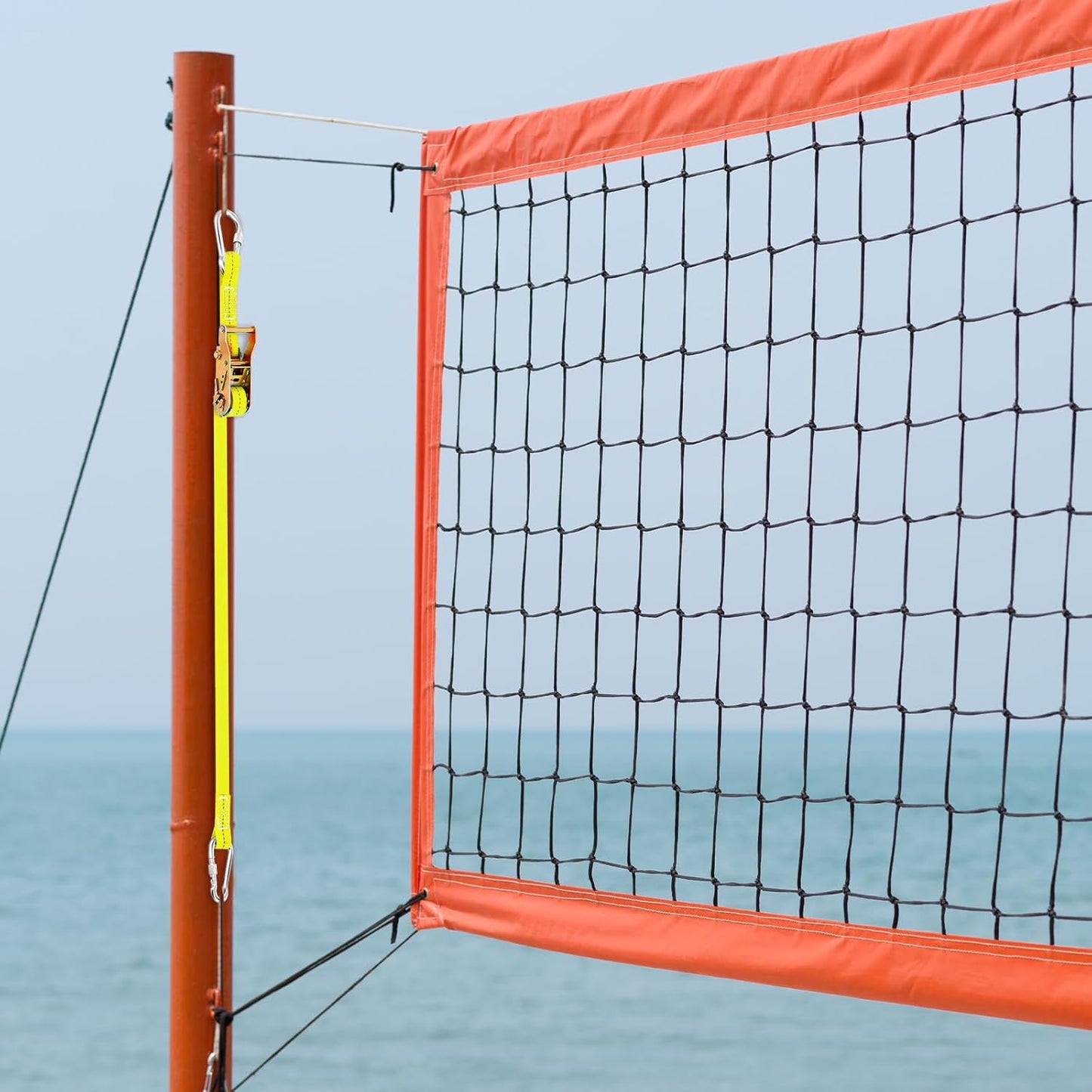 2 Pcs Volleyball Net Ratchet Strap Heavy Duty Net Tensioning Lever Ratchet Volleyball Poles Rope Tightener