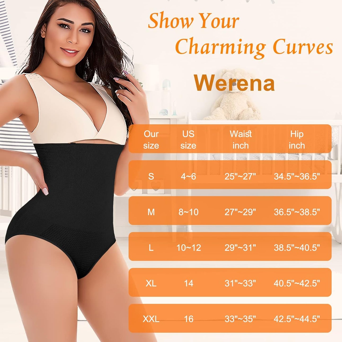 Tummy Control Shapewear Panties for Women High Waisted Body Shaper Slimming Shapewear Underwear Girdle Panty