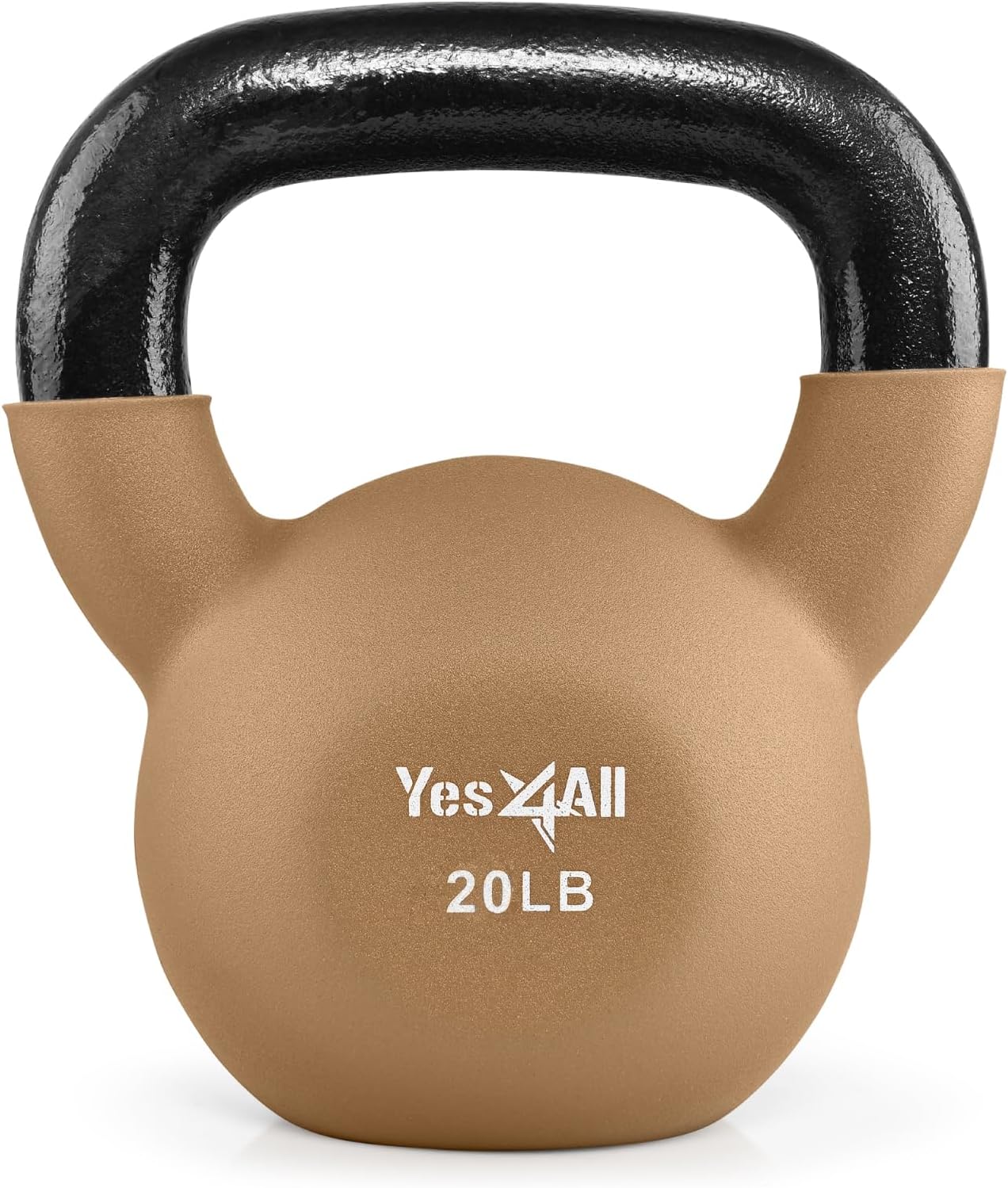 Yes4All Kettlebells 5lbs-65lbs & Kettlebell Sets Adjustable Weights, Kettlebell for Weight Training, Home Workout Equipment with Secure Grip for High Rep, Exercise Equipment