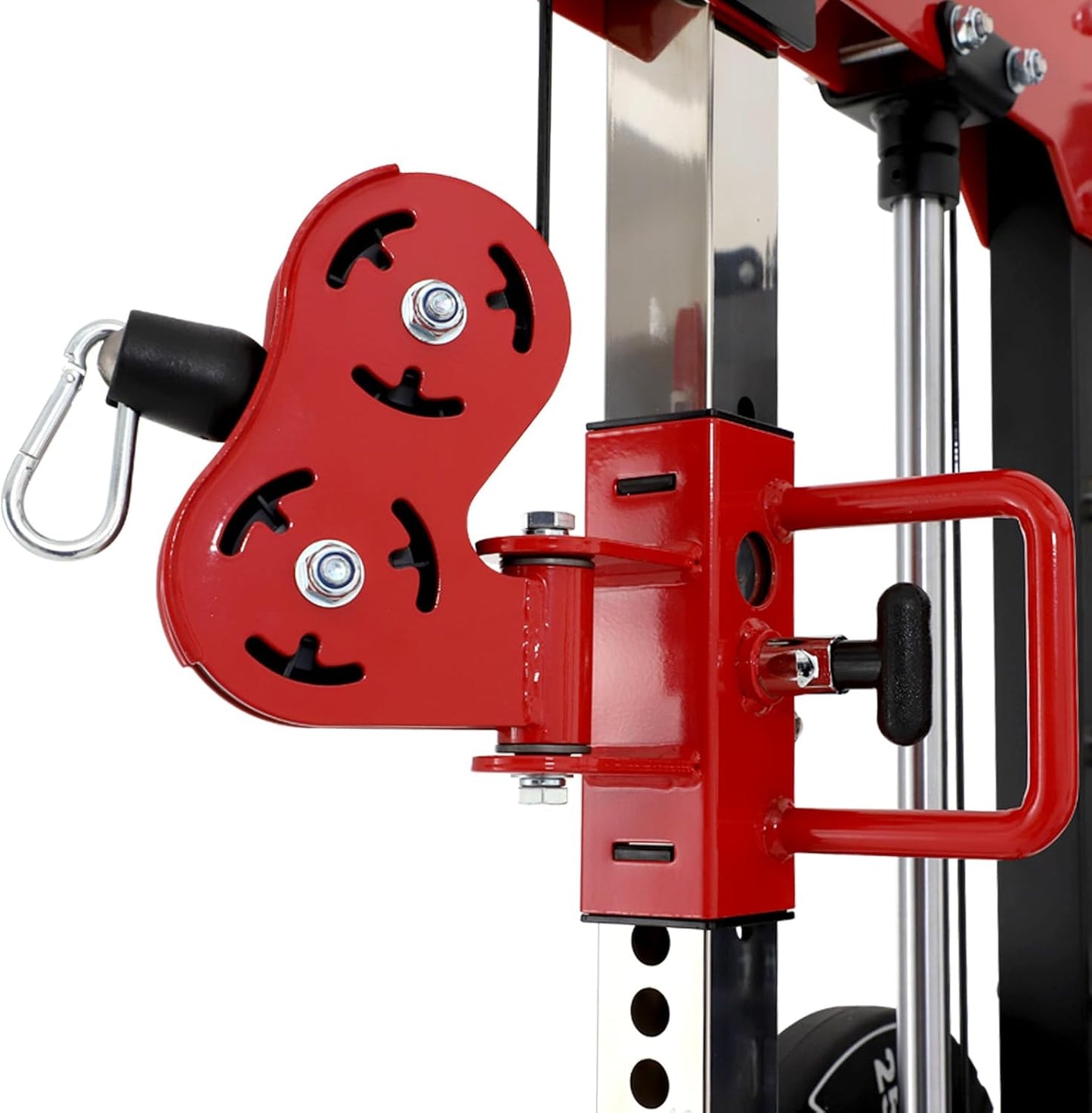 Altas Strength Smith Machine 3058G Home Gym 1000 lbs Weight Capacity 2000 lbs Cables Strength Training Power Cages Squats Presses Pulling Lunges Deadlifts Easy Assembly Included Accessories