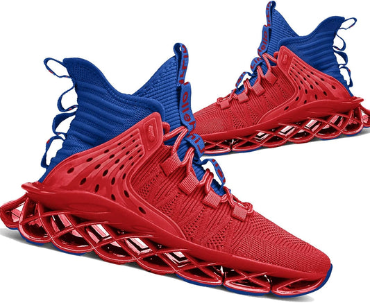 Hello MrLin Men's Running Shoes Non Slip Athletic Tennis Walking Blade Type Sneakers Hip Hop