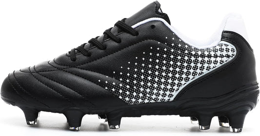 LIZRHA Soccer Shoes for Boys Girls Soccer Cleats Boys Girls Kids Athletic Outdoor Football Shoes Youth Football Cleats Outdoor & Indoor Soccer Shoes Lightweight, Running & Training for Students
