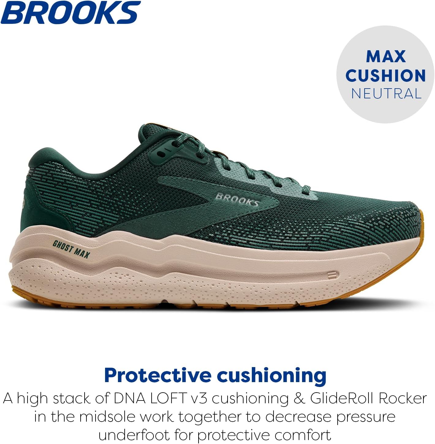 Brooks Men’s Ghost Max 2 Running and Walking Shoes