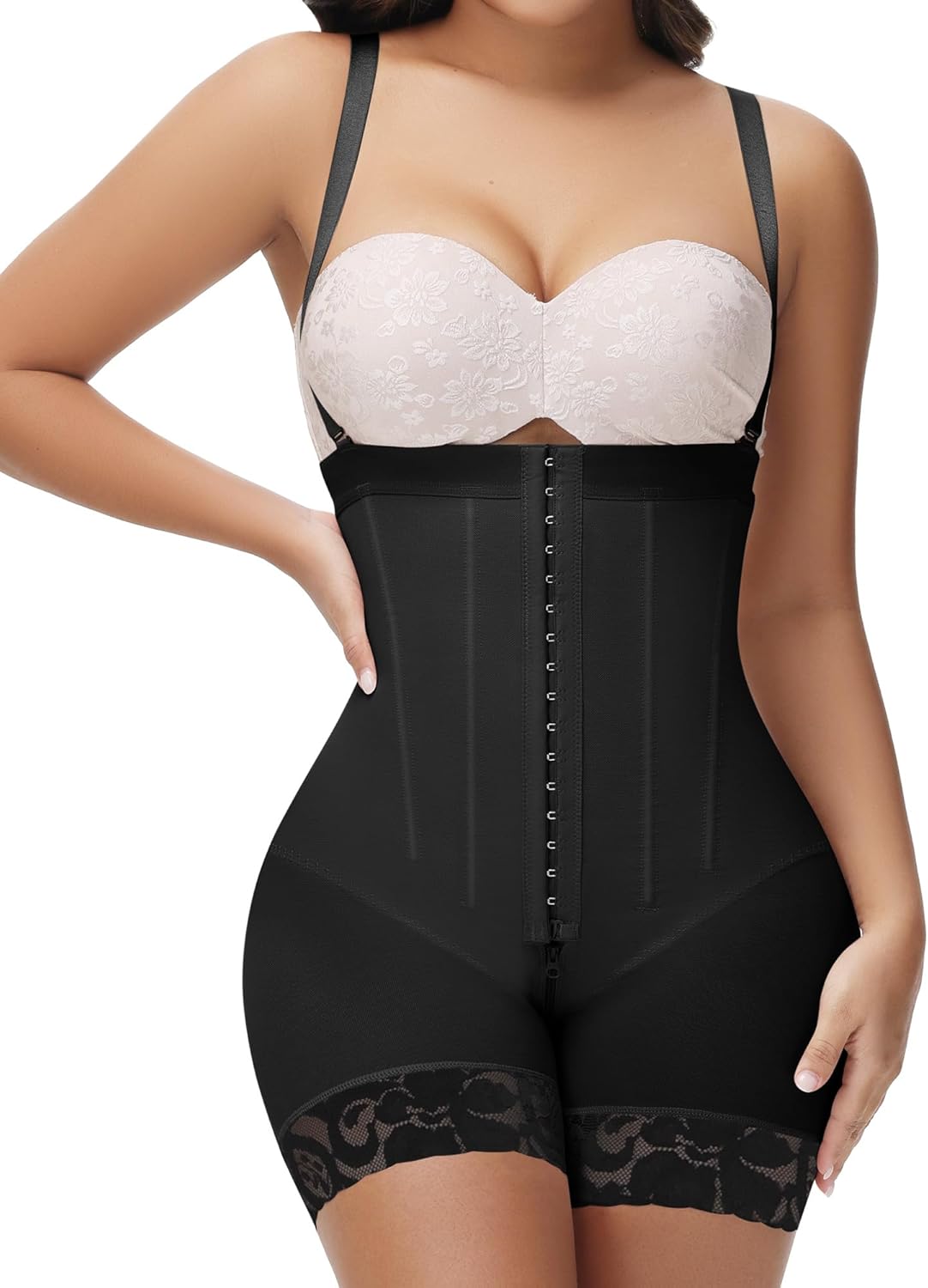 SHAPSHE Faja Colombianas Moldeadoras Body Shaper Strapless Shapewear Stage High Compression Garment Butt Lifter Tummy Control