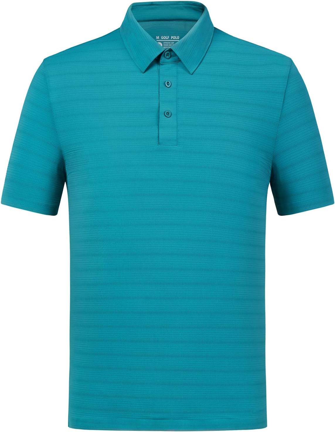 fit space Men’s Performance Golf Polo, Cooling Tennis Shirts, Seamless Stretch, Quick-Dry Short Sleeve with IceSilk Tech