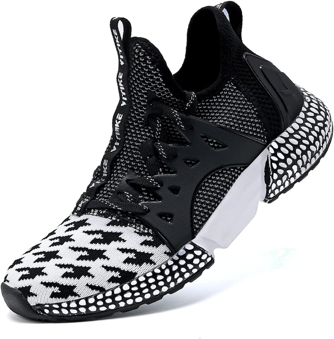 WETIKE Boy's Shoes Mesh Slip on Lightweight Running Sneakers