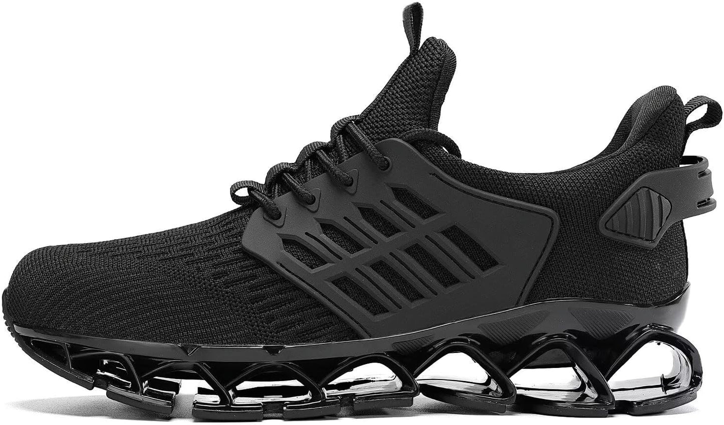 Mens Slip on Walking Running Shoes Blade Tennis Casual Fashion Sneakers Comfort Non Slip Work Sport Athletic Trainer