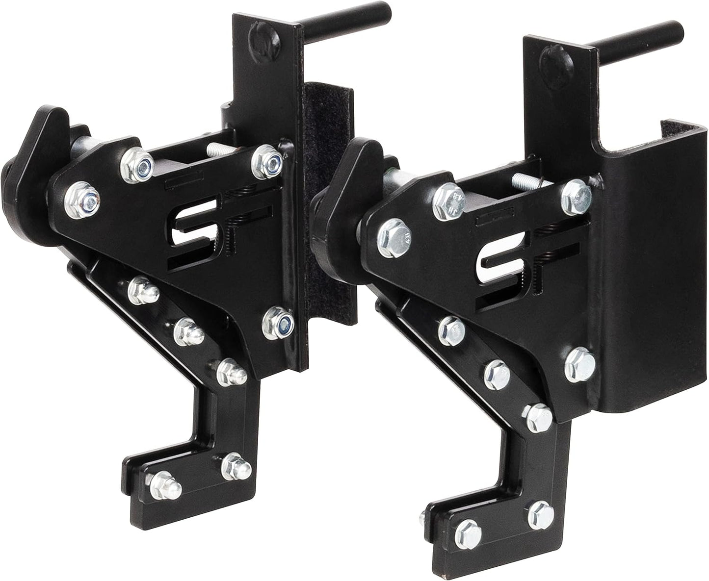 Upgraded Adjustable Jammer Arms, Lever Arms, Monolift Attachments Rated 600 LB Per Arm, Fits Racks at All Post Sizes and Hole Sizes, Pair