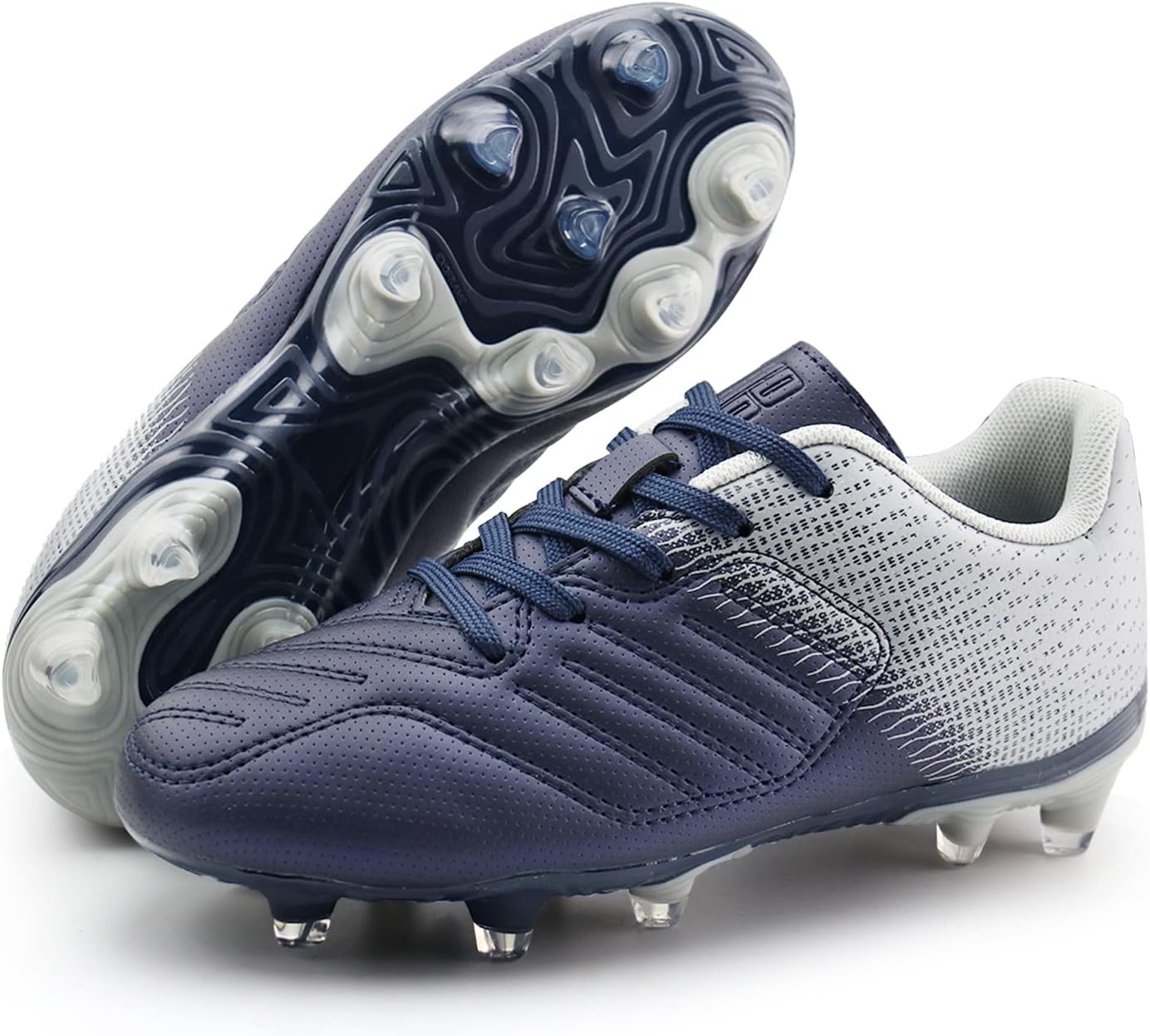 brooman Kids Soccer Cleats Boys Girls Athletic Outdoor Football Shoes