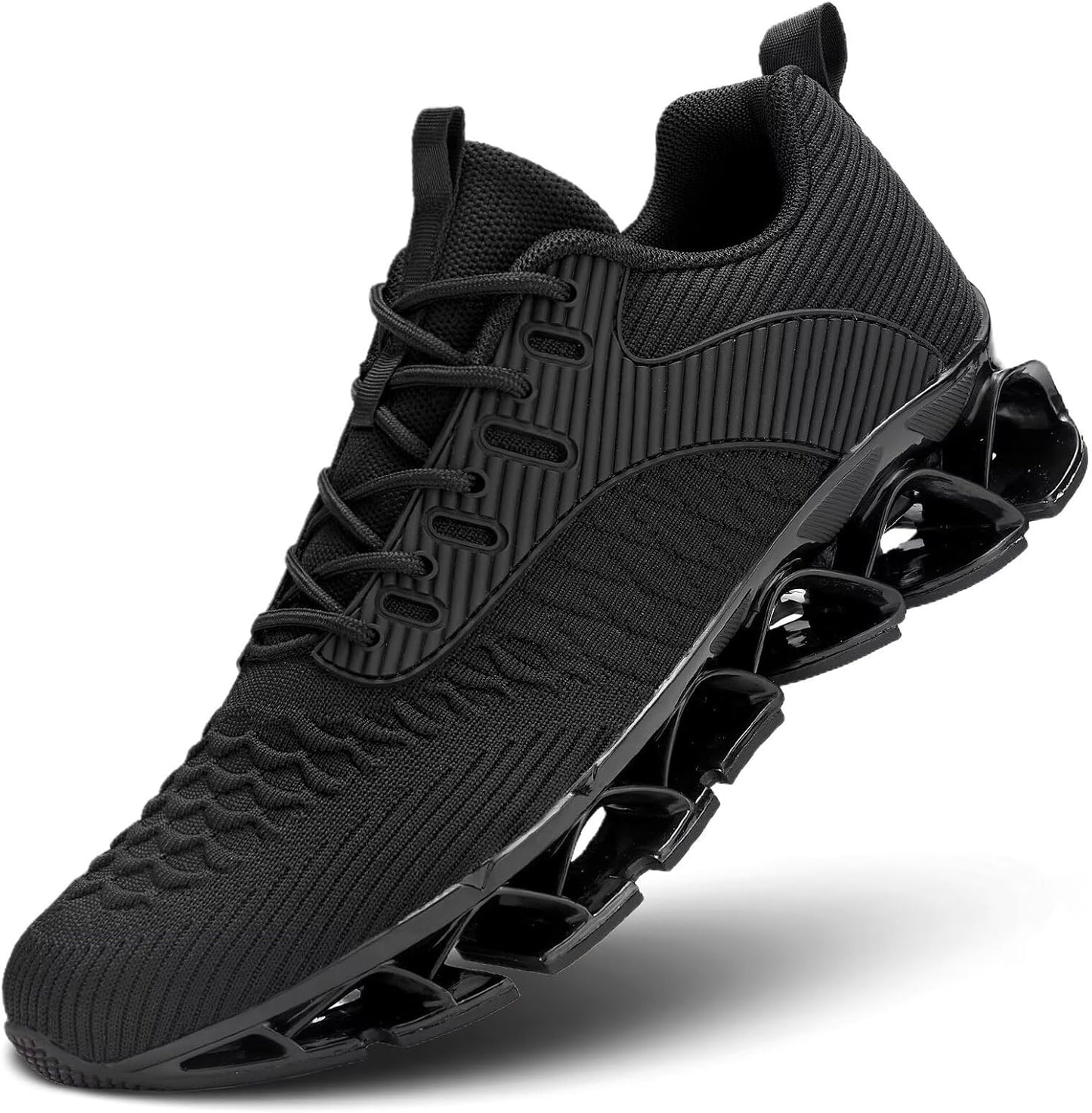 Men's Slip on Walking Running Shoes Blade Tennis Casual Fashion Sneakers Comfort Non Slip Work Sport Athletic Trainer