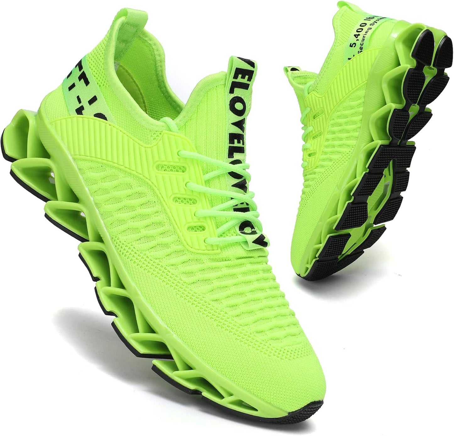 Men's Running Shoes Blade Tennis Walking Fashion Sneakers Breathable Non Slip Gym Sports Work Trainers