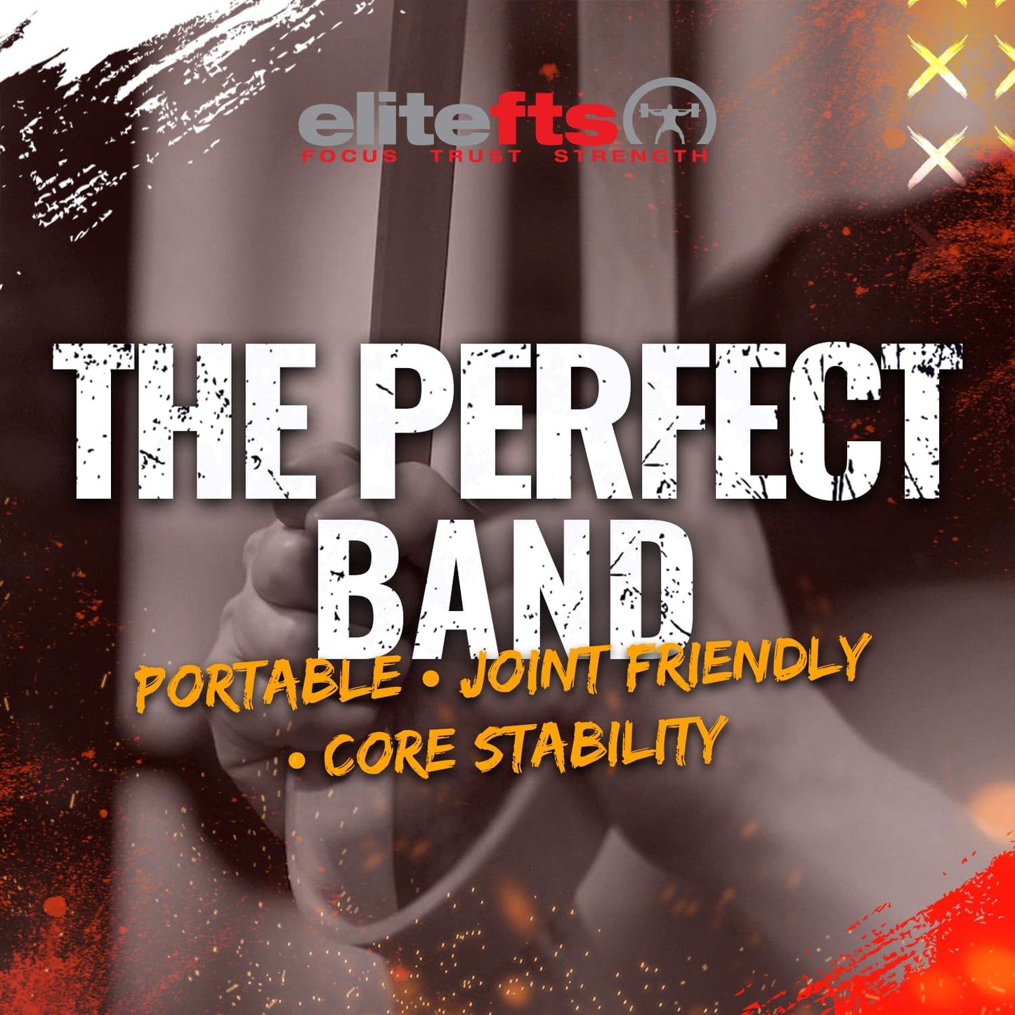 EliteFTS Pro Resistance Band - Boost Core Stability and Flexibility with This Portable, Joint-Friendly Tool
