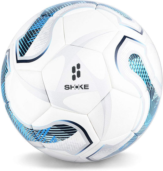 SHOKE Soccer Ball Size 5 Official Size Soccer Ball Thermal Bonded Training Slip Resistant