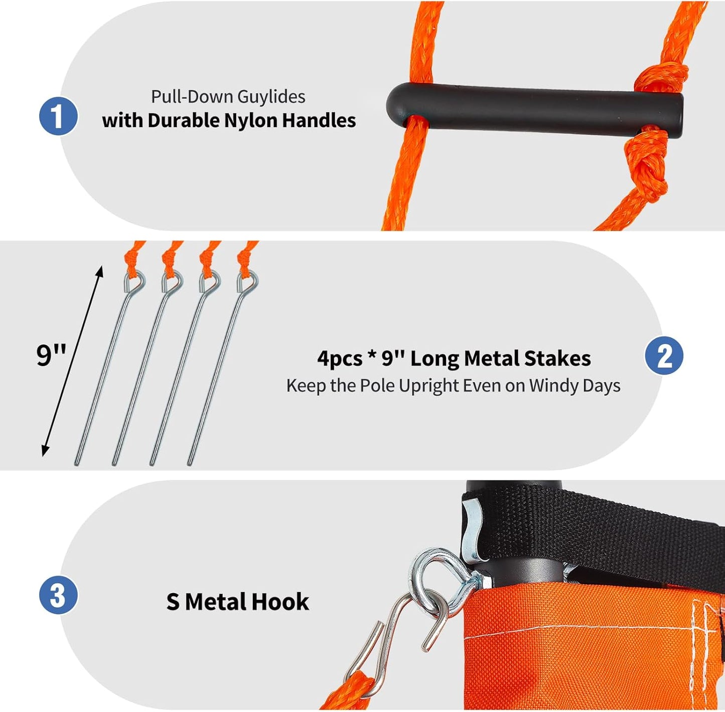 Badminton & Volleyball Combo Set 32 ft with Net, Anti-Sagging Design, 4 Badminton Rackets, 3 Birdies and PU Volleyball for Backyard Lawn Beach