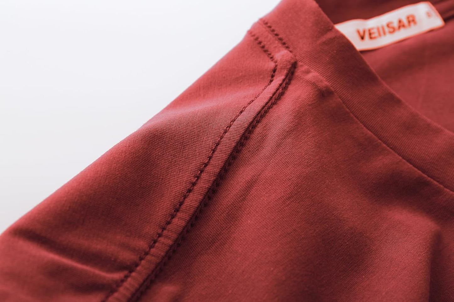 VEIISAR Premium V Neck T Shirts for Men - Modern Fitted Tees Vneck Undershirts