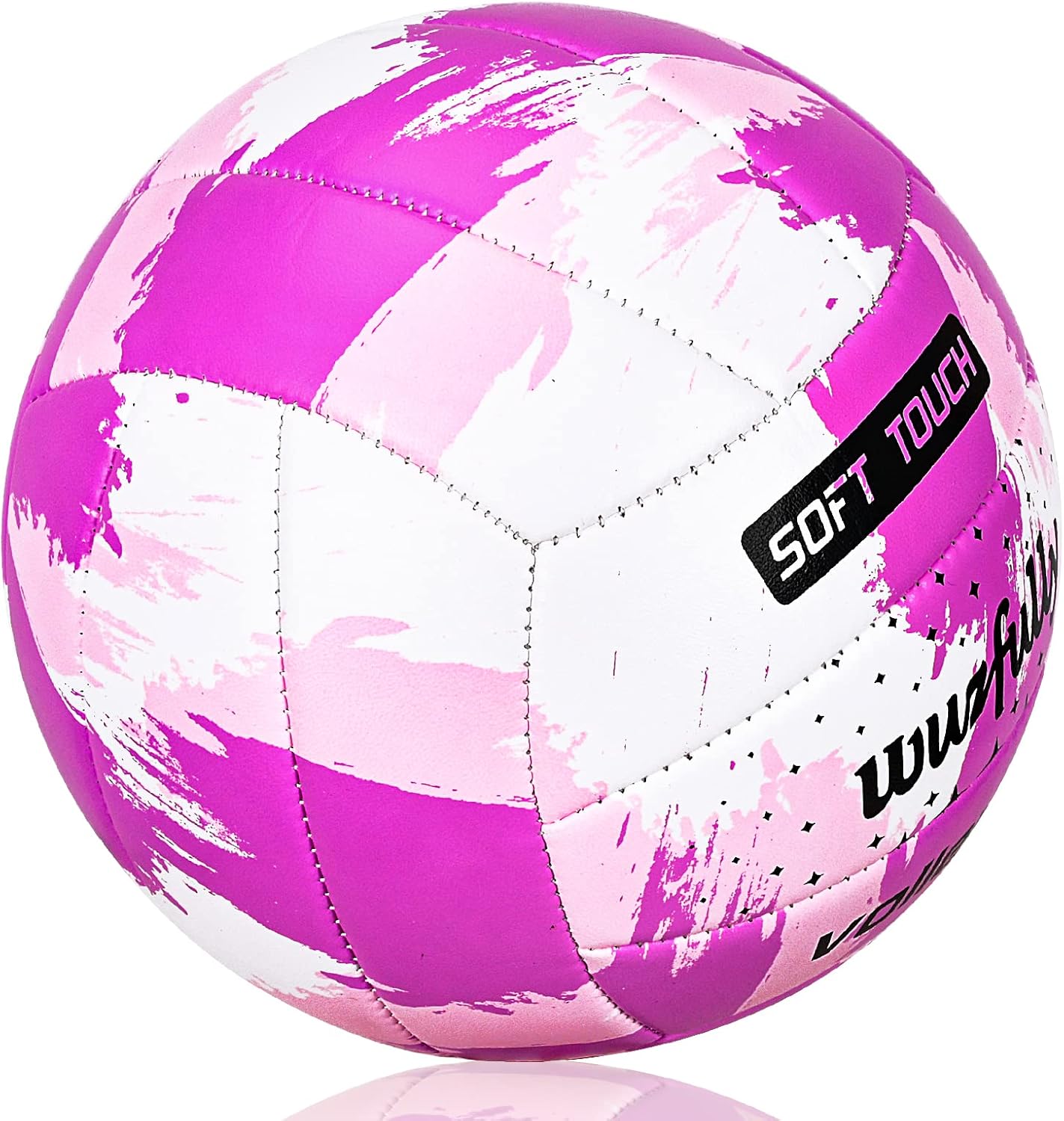 Wuzfully Volleyball Official Size 5,Soft Volleyballs for Backyard Beach Park Play Games Practice Volleyball for Beginner Teenager(Best Gift)