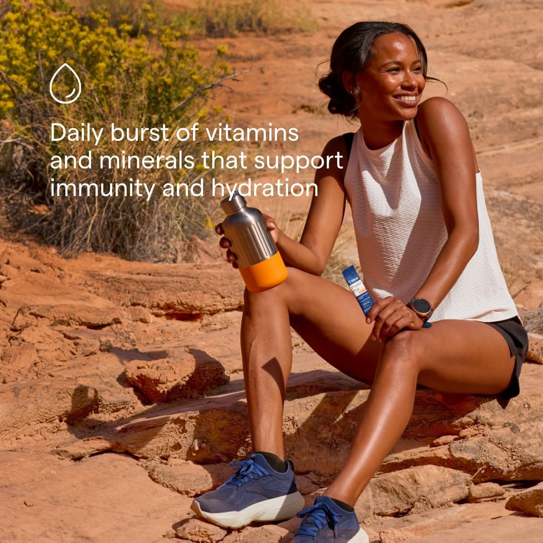 Trace Minerals Power Pak | Electrolyte + 1200mg Vitamin C, Zinc, Magnesium | Immunity, Hydration & Energy Support | Pomegranate Blueberry, Raspberry, Acai Berry | 30 ct Variety Pack