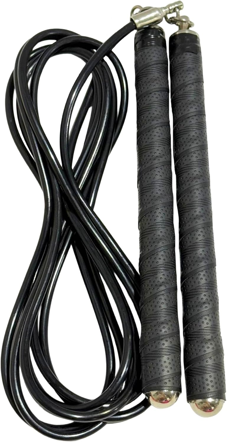 Buddy Lee Ninja Warrior Jump Rope – Adjustable Speed Rope for Fitness, HIIT, CrossFit & Boxing – Tangle-Free with Precision Ball Bearings – Durable, Lightweight & Ergonomic Handles