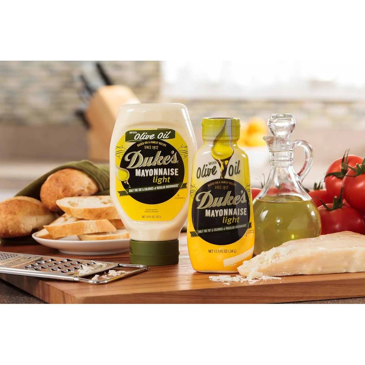 Duke’s Light Mayonnaise with Olive Oil Blend - Smooth & Creamy, 18 Ounce (Pack of 1)