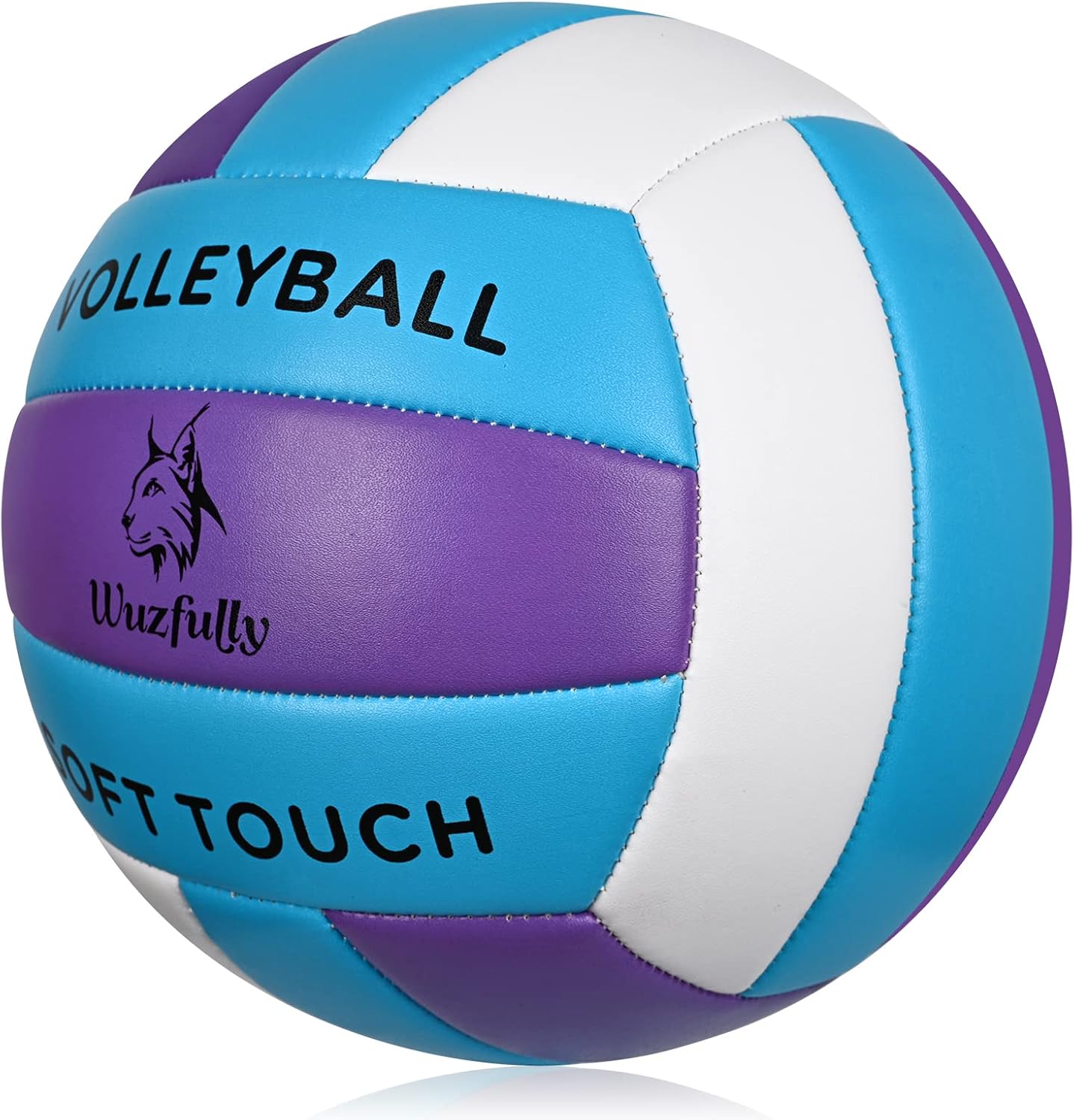 Wuzfully Volleyball Official Size 5,Soft Volleyballs for Backyard Beach Park Play Games Practice Volleyball for Beginner Teenager(Best Gift)