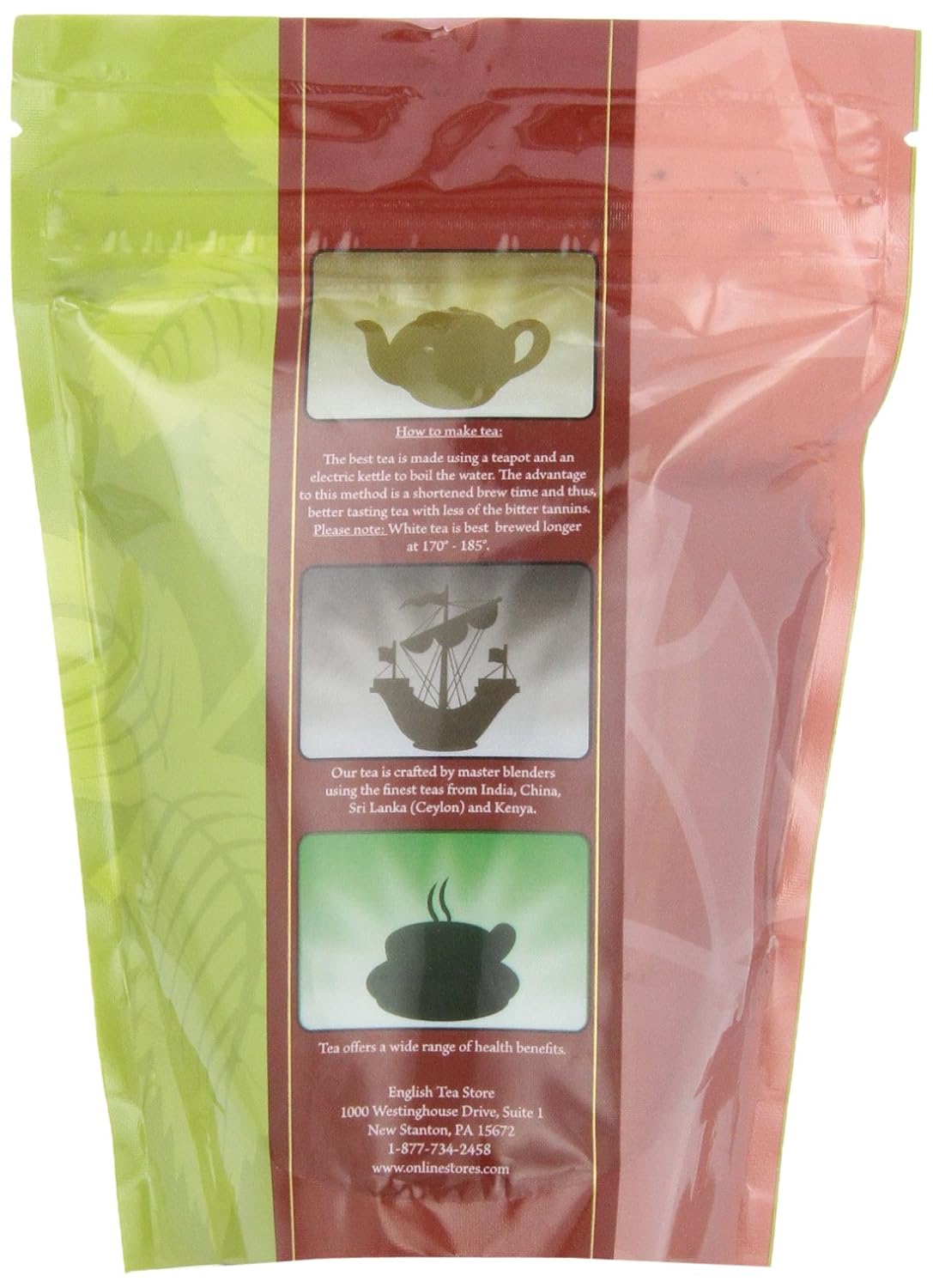 Wild Blueberry Organic Black Tea Loose Leaf 4oz Pouch | Medium Caffeine Fruity Black Tea with Sweet Blueberry Aroma | High Antioxidant Kosher Vegan Tea from Ethical Tea Partnership | Hot or Iced