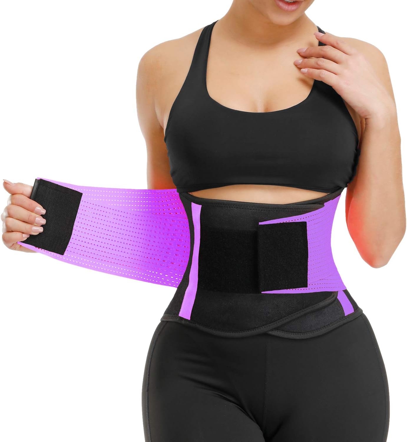 VENUZOR Waist Trainer Belt for Women - Waist Cincher Trimmer - Slimming Body Shaper Belt - Sport Girdle Belt (UP Graded)