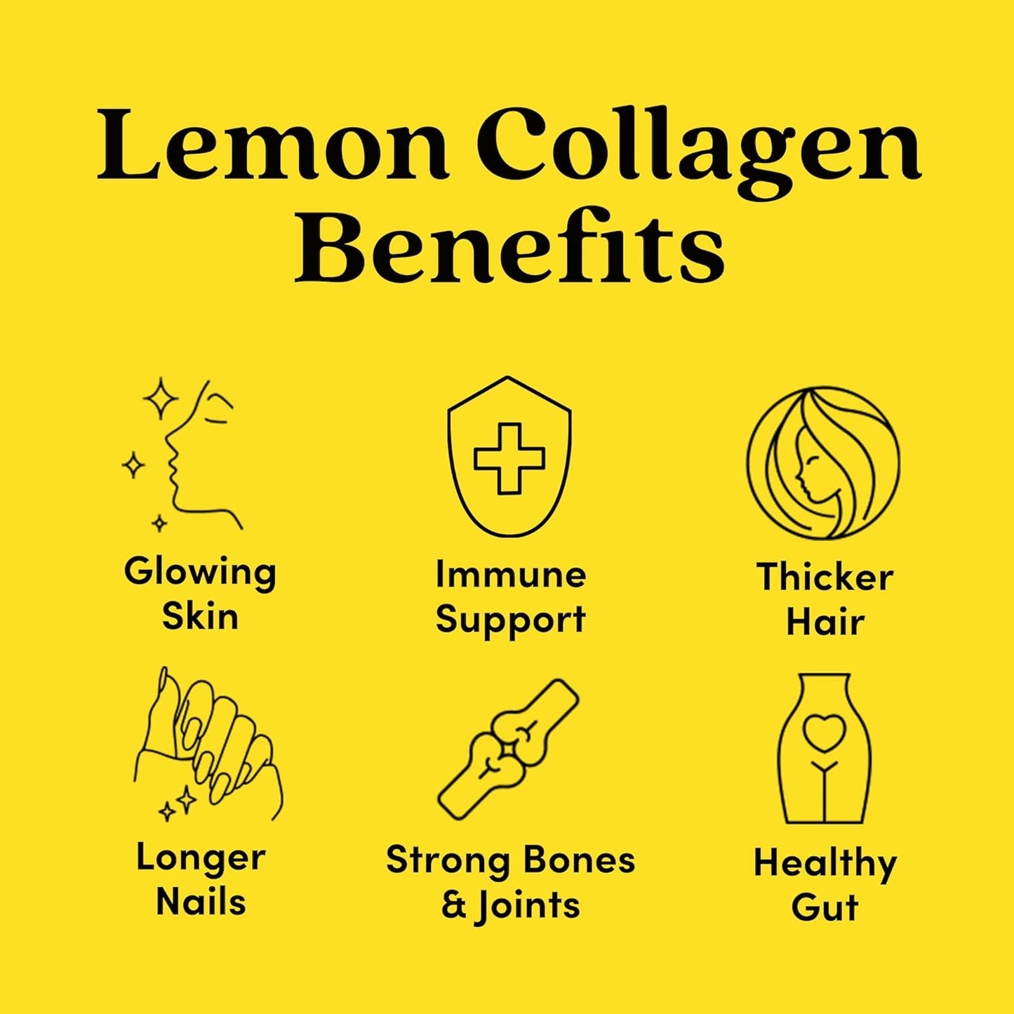 Further Food Lemon Collagen Peptides Powder, Grass-Fed Pasture-Raised Hydrolyzed Type 1 & 3 Protein, Gut Health + Joint, Hair, Skin, Nails, Paleo Keto Sugar-Free 10.50 oz