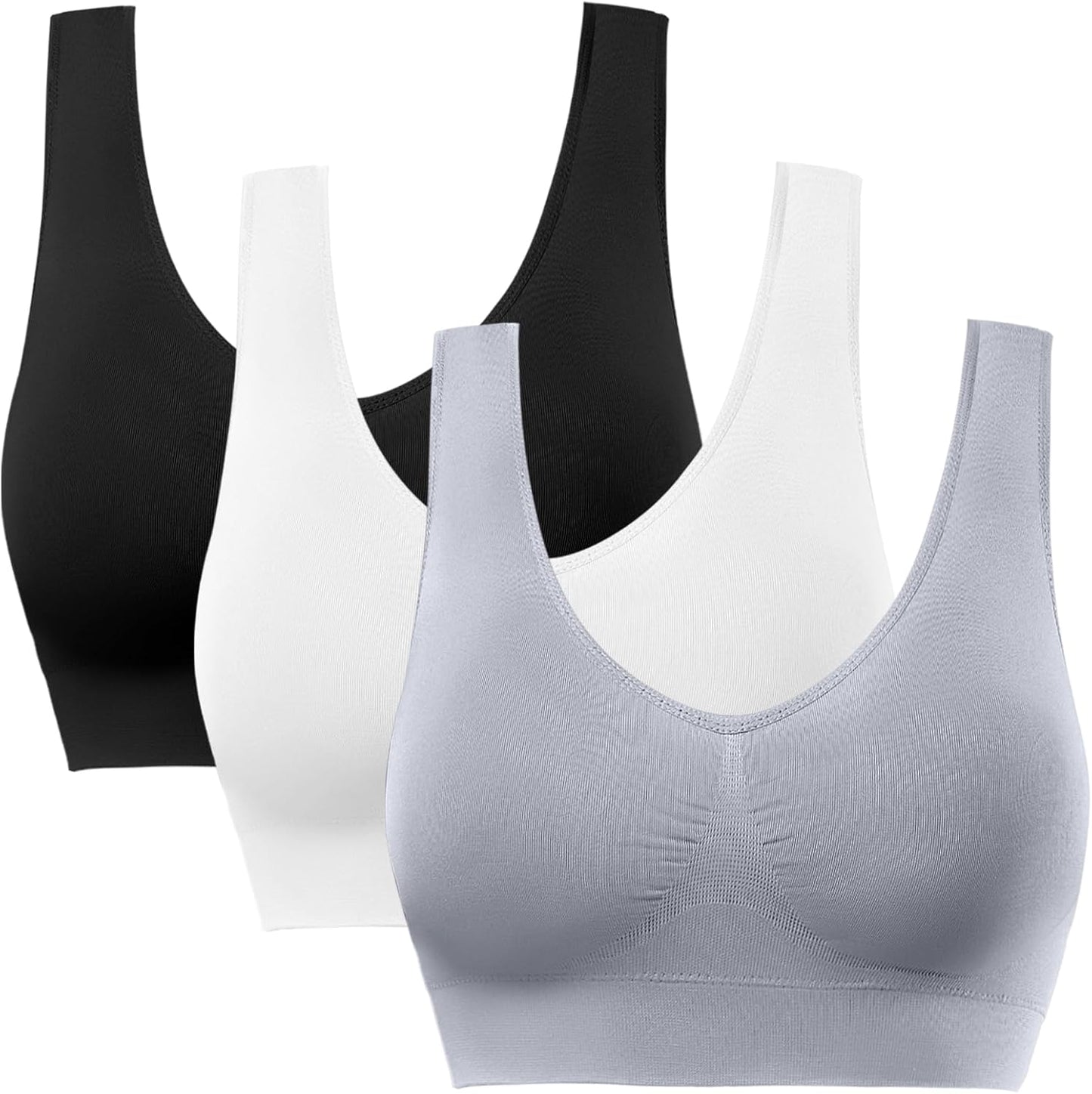 BESTENA Sports Bras for Women, Seamless Comfortable Yoga Bra with Removable Pads