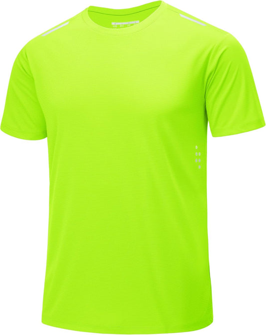 MAGCOMSEN Mens Rash Guard Short Sleeve UPF 50+ Sun UV Quick Dry Shirts Workout Swim Running Athletic T-Shirt