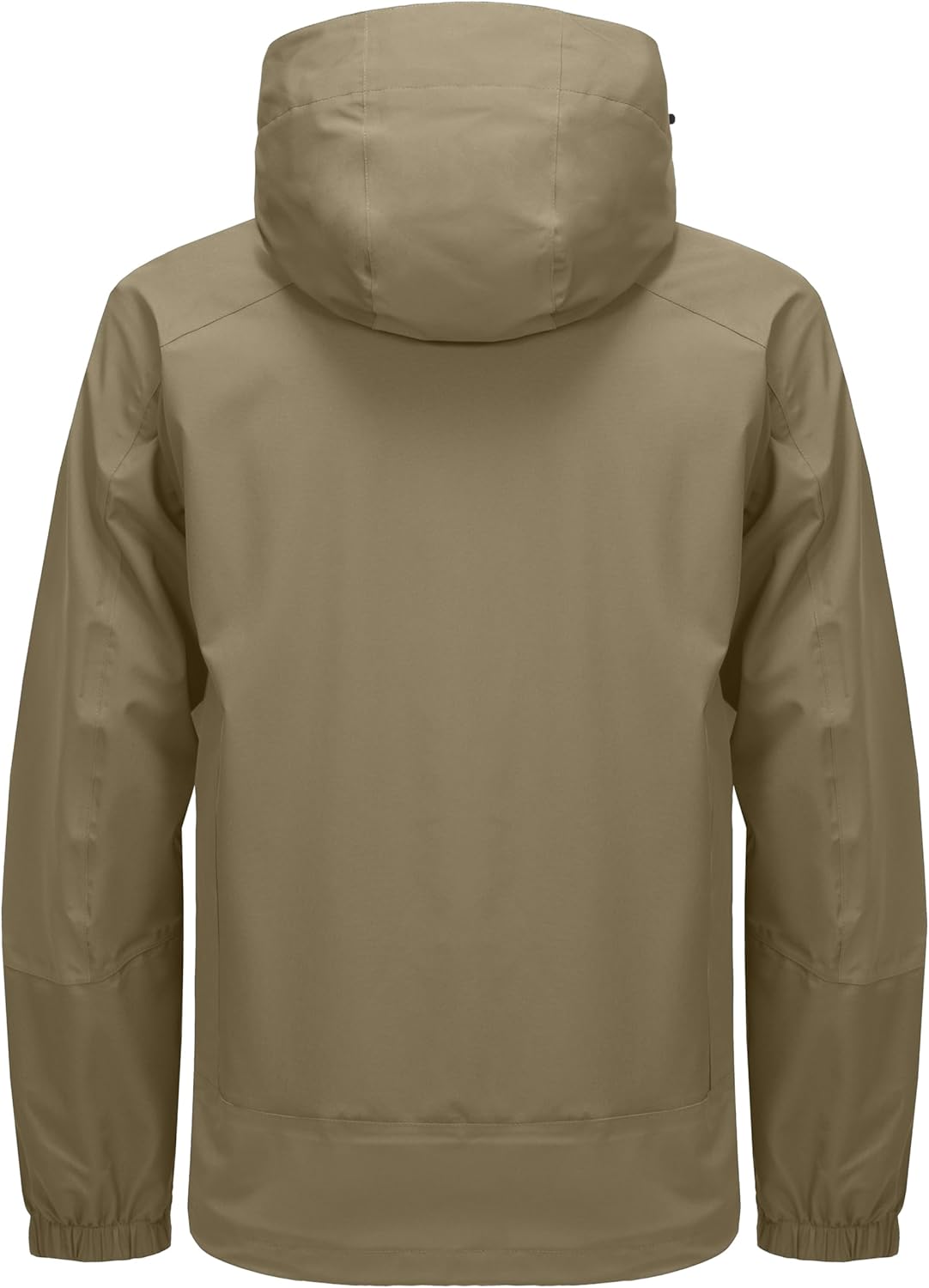 Little Donkey Andy Men's Waterproof Rain Jacket Outdoor Lightweight Hooded Raincoat for Hiking Golf Travel Fishing