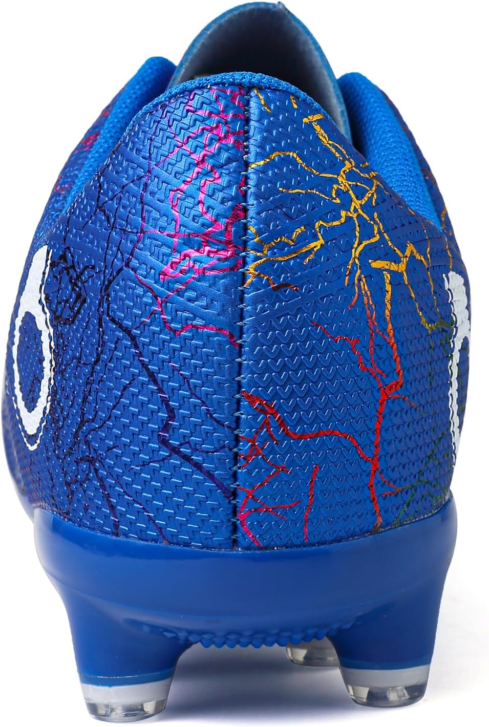 Boys' Soccer Shoes Kids Firm Ground Soccer Cleats Girls Athletic Sneakers Outdoor Turf Football Shoes for Little/Big Kid