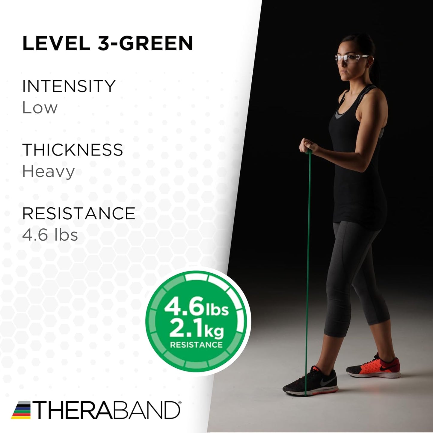 THERABAND Resistance Bands, 50 Yard Roll Professional Latex Elastic Fitness Band For Upper & Lower Body & Core Exercise, Physical Therapy, Pilates, Yoga, Stretching, Home Workouts, & Rehab