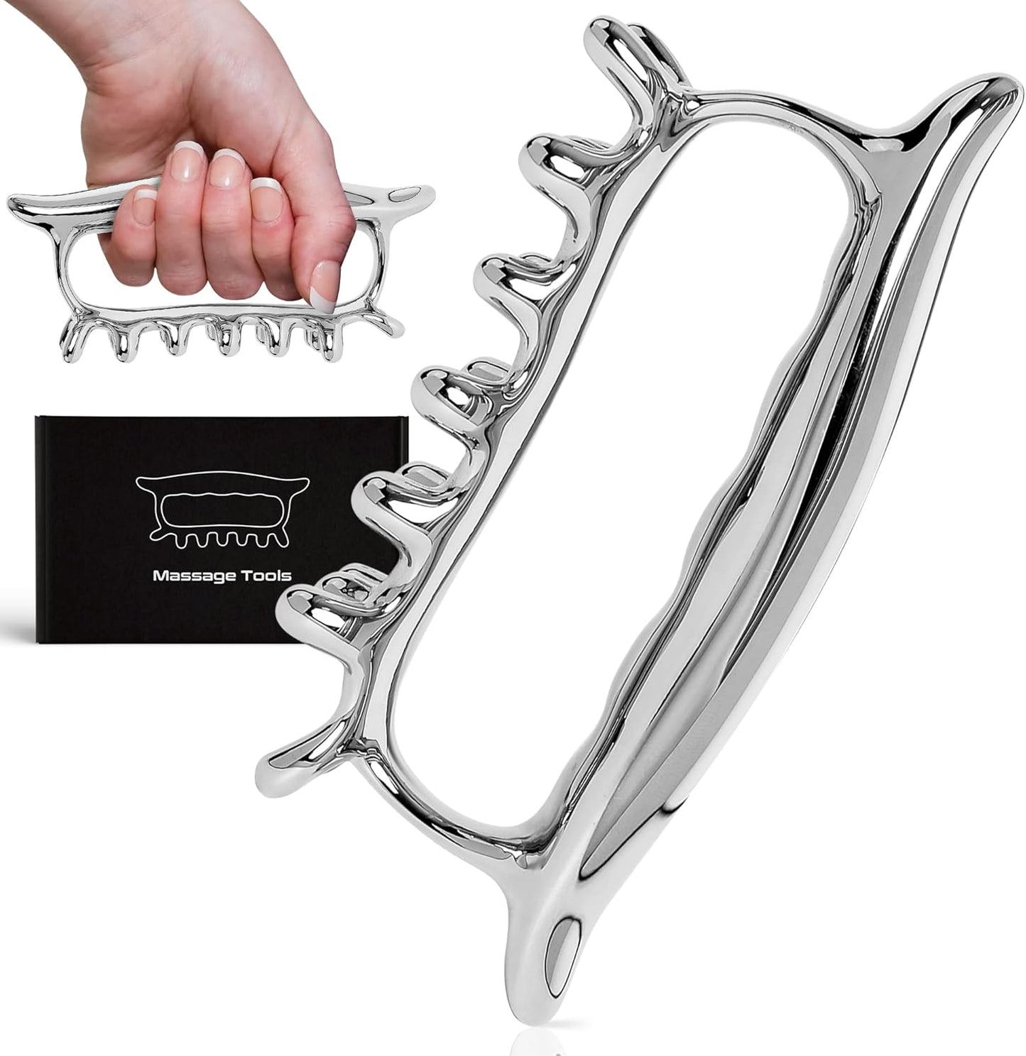 PZHZ® Fascia Massage Tool Blaster for Deep Tissue, Muscle Knots,Cellulite, Myofascial Release & More – All-in-One Full Body Tension Relief, Back & Neck Massager