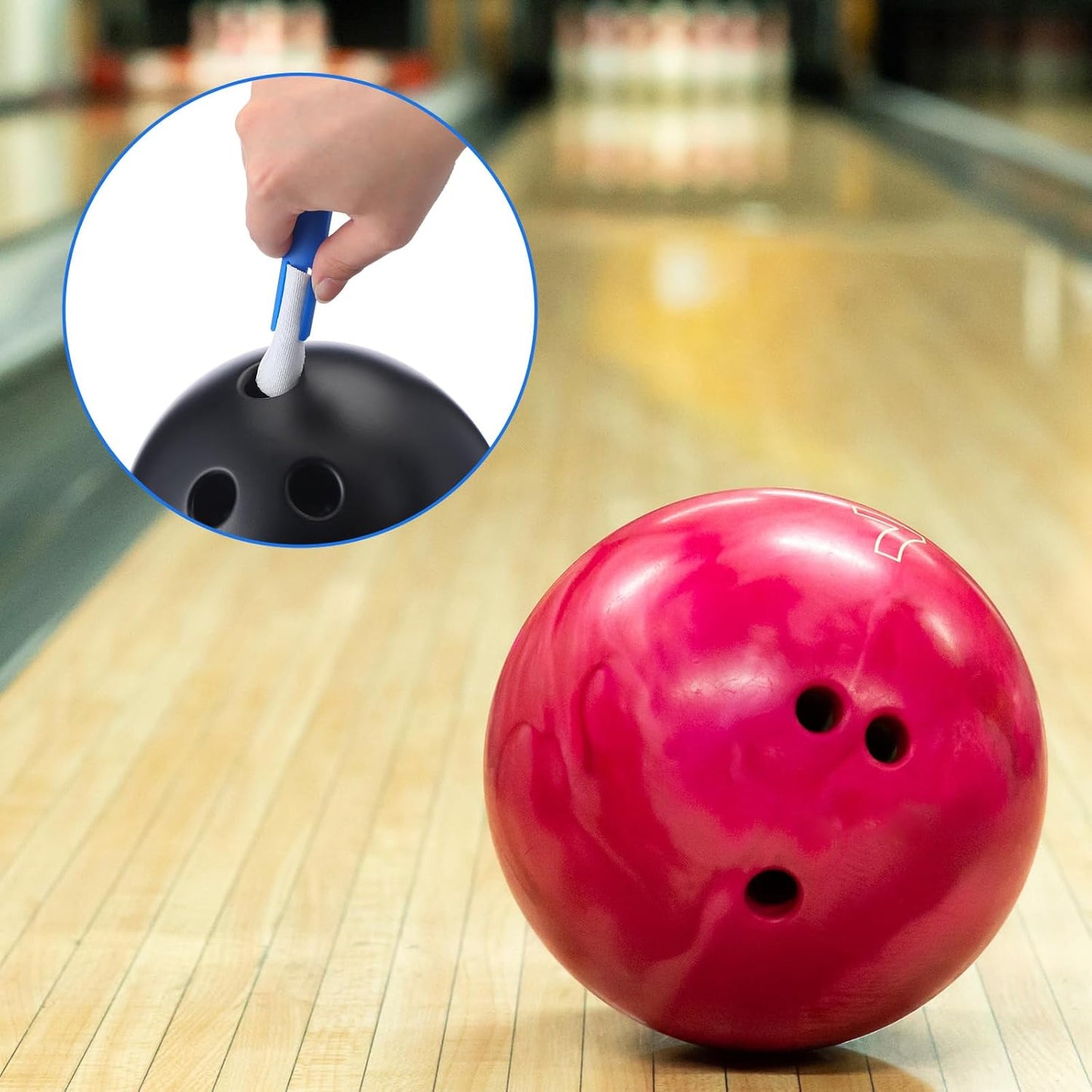 32 Pcs Bowling Accessories Include 2 Bowling Tape Insert Tools and 30 Tape Thumb for Bowlers Remove Tool for Men Women