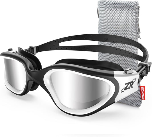 ZIONOR G1 Polarized Swimming Goggles for Unisex Adult Women Anti Fog 100% Anti UV Diving Goggles