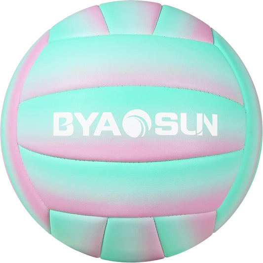 Soft Official Volleyball for Indoor Outdoor Beach, Size 5 Training Volleyball for Beginner Teenager Adult…