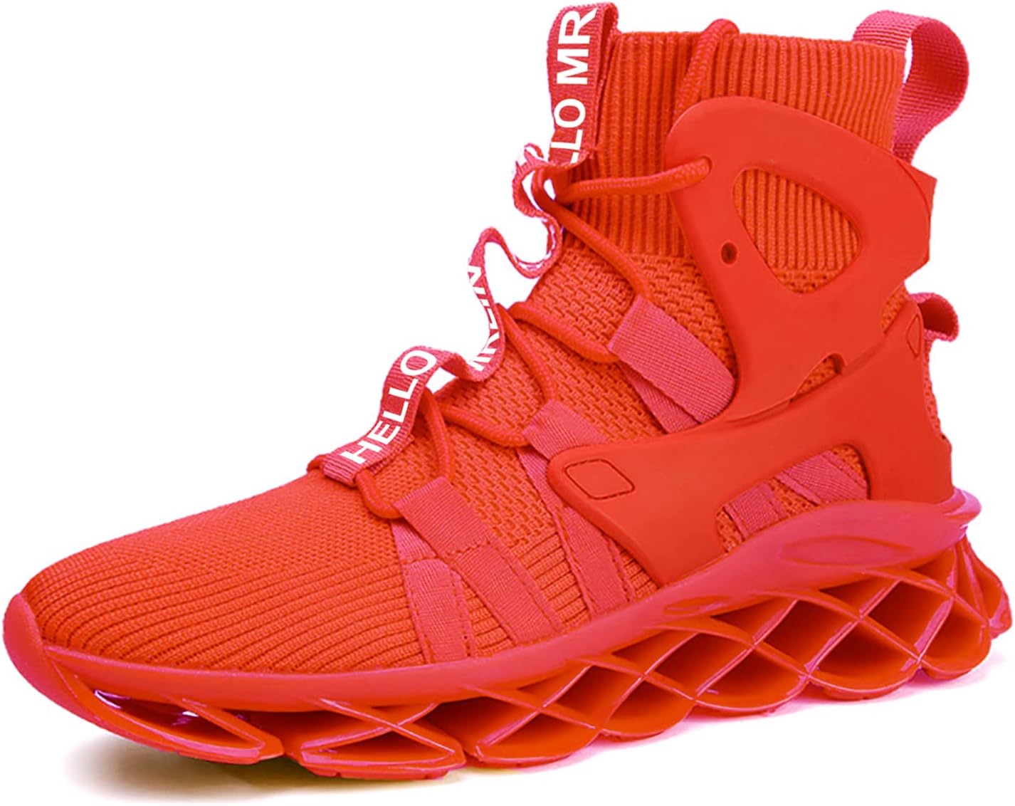 Hello MrLin Men's Running Shoes Non Slip Athletic Tennis Walking Blade Type Sneakers Hip Hop