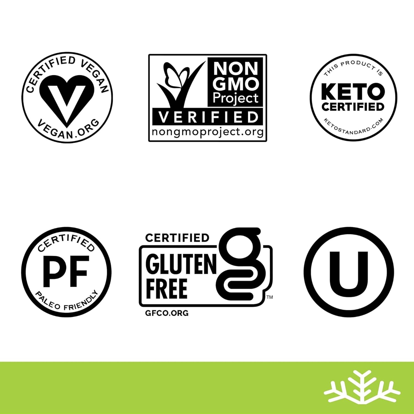 Spearmint KETO Xylitol Candy Chips (6-Pack) - SNØ 1.5oz Tin - Sugar-Free Candy With Only 2 Ingredients | Low Carbs, Diabetic-Friendly, Non-GMO, Vegan, GF & Kosher | Purest candy in the world!