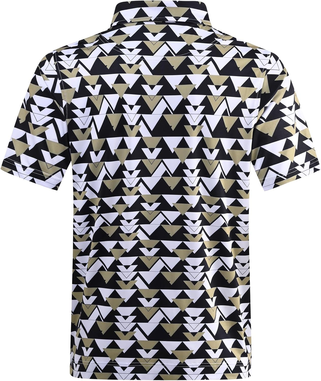 DEOLAX Mens Polo Shirts Fashion Print Mens Golf Shirt Dry Fit Mens Golf Polo Short Sleeve Quick Dry Funny Golf Shirt for Men