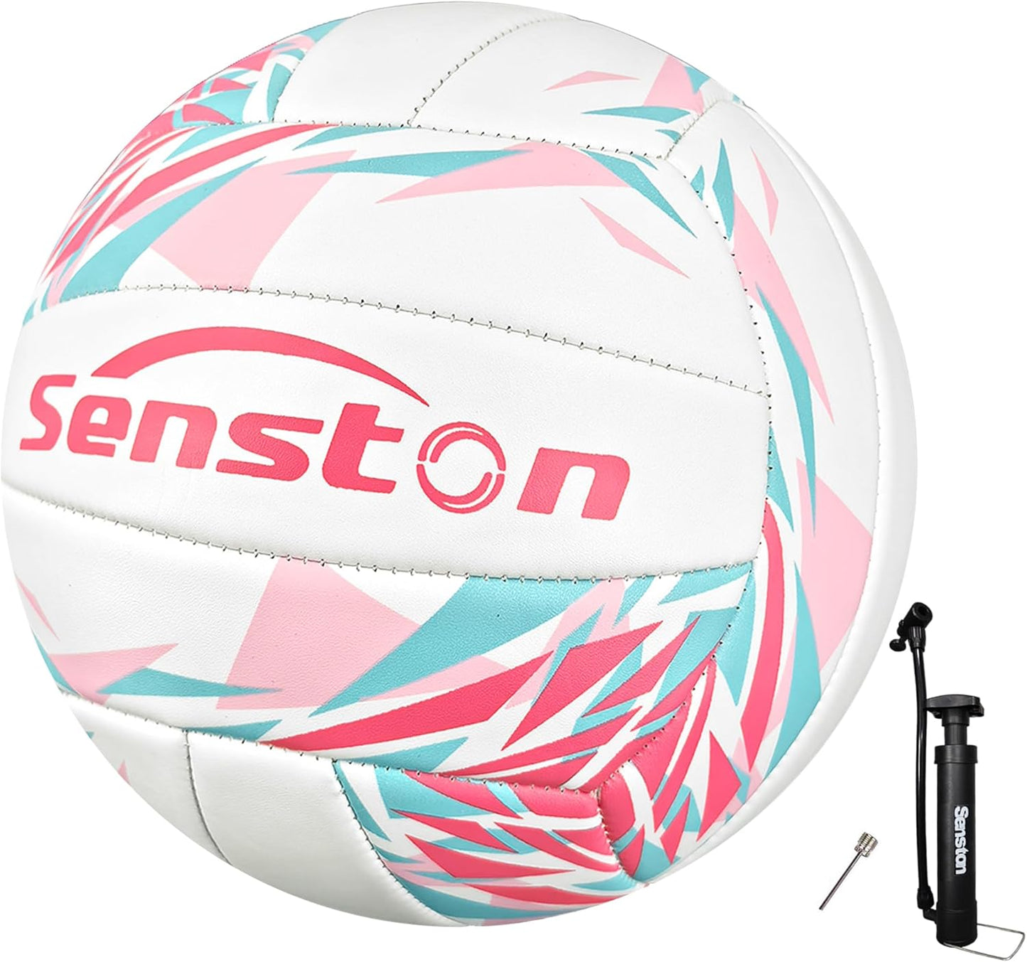 Senston Premium PVC Volleyball Size 5 – Indoor/Outdoor Volleyball, All-Weather Durable Design for Training, Practice & Beach Games (Meets Official Size Standards)