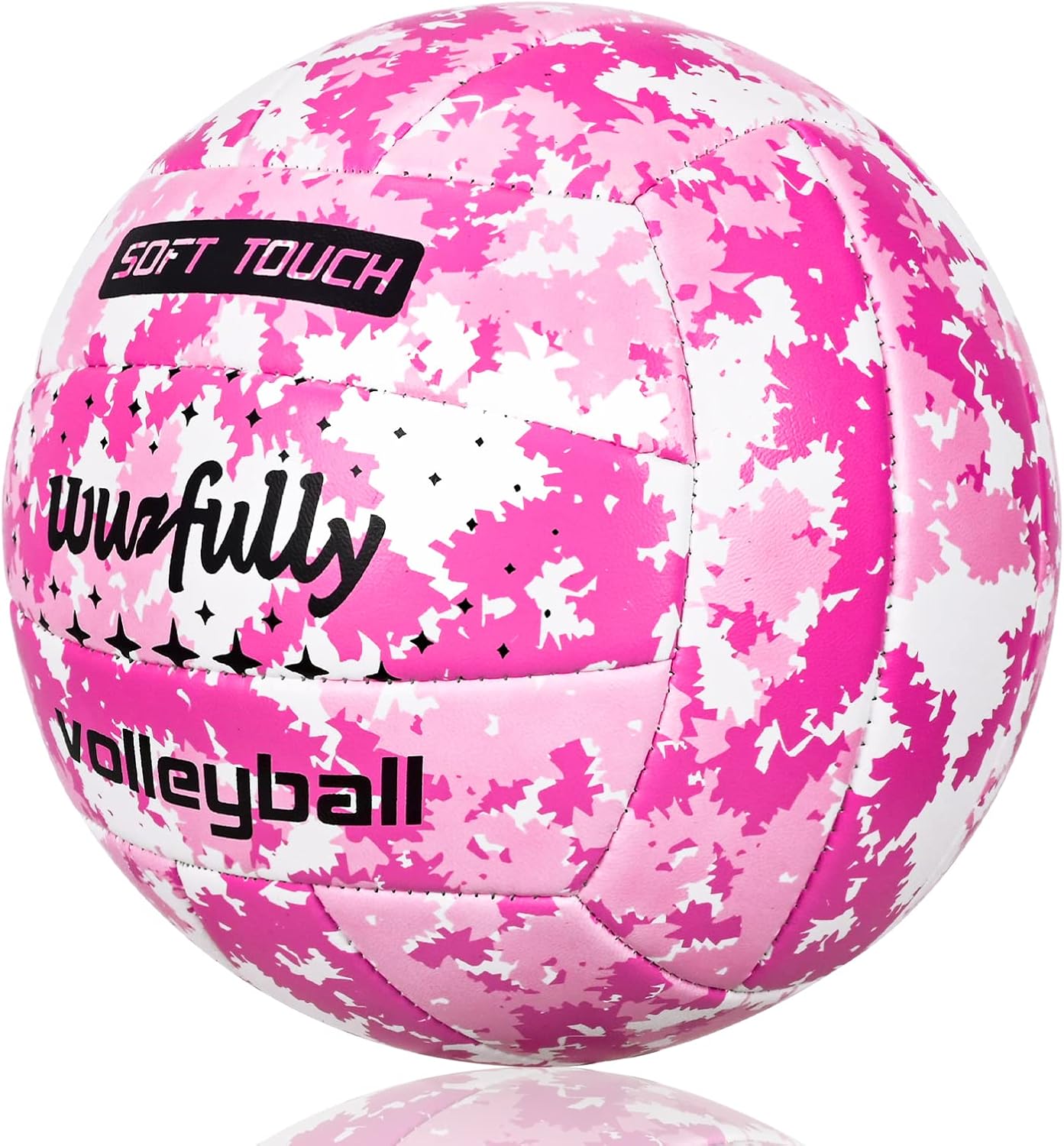 Wuzfully Volleyball Official Size 5,Soft Volleyballs for Backyard Beach Park Play Games Practice Volleyball for Beginner Teenager(Best Gift)